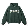 Collection 10 Florida Oversize Fleeced Hoodie - Eden Green front