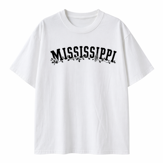 Collection 10 Mississippi Essential Cotton T-Shirt - White front