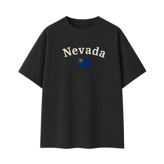 Collection 6 Nevada Essential Cotton T-Shirt - Black front