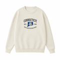 Collection 8 Connecticut Essential Heavyweight Crewneck Sweatshirt - Cream front