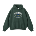 Collection 8 Vermont Oversize Fleeced Hoodie - Eden Green front