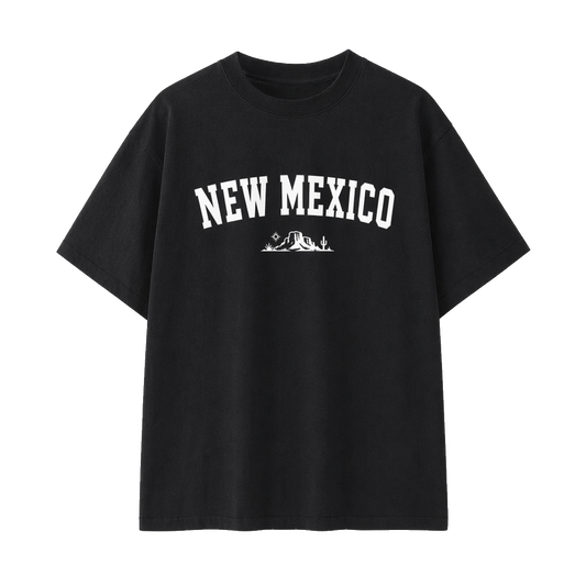 Collection 9 New Mexico Essential Cotton T-Shirt - Black front