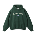 Collection 6 Arkansas Oversize Fleeced Hoodie - Eden Green front