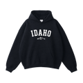 Collection 9 Idaho Oversize Fleeced Hoodie - Black front