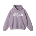 Collection 9 Louisiana Oversize Fleeced Hoodie - Light Purple front