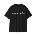 Collection 3 Minnesota Essential Cotton T-Shirt - Black front
