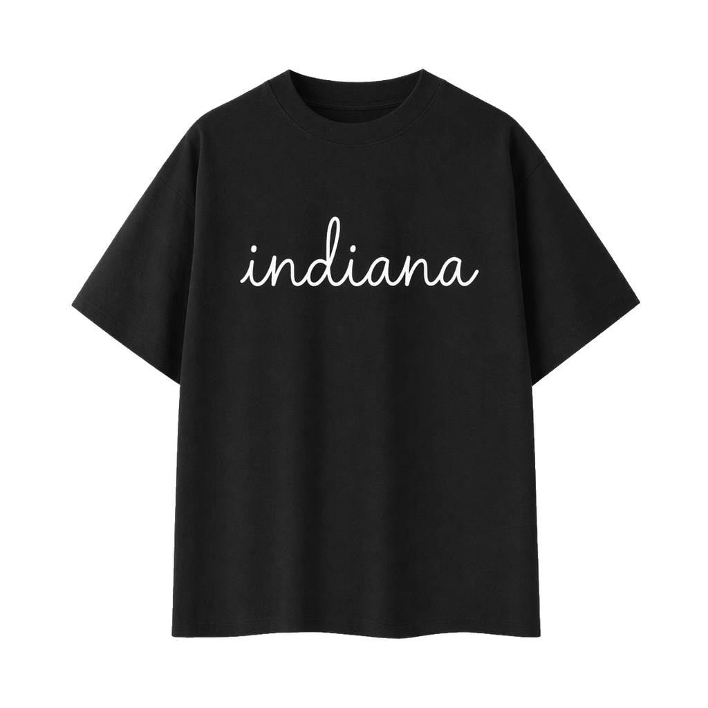 Collection 3 Indiana Essential Cotton T-Shirt - Black front