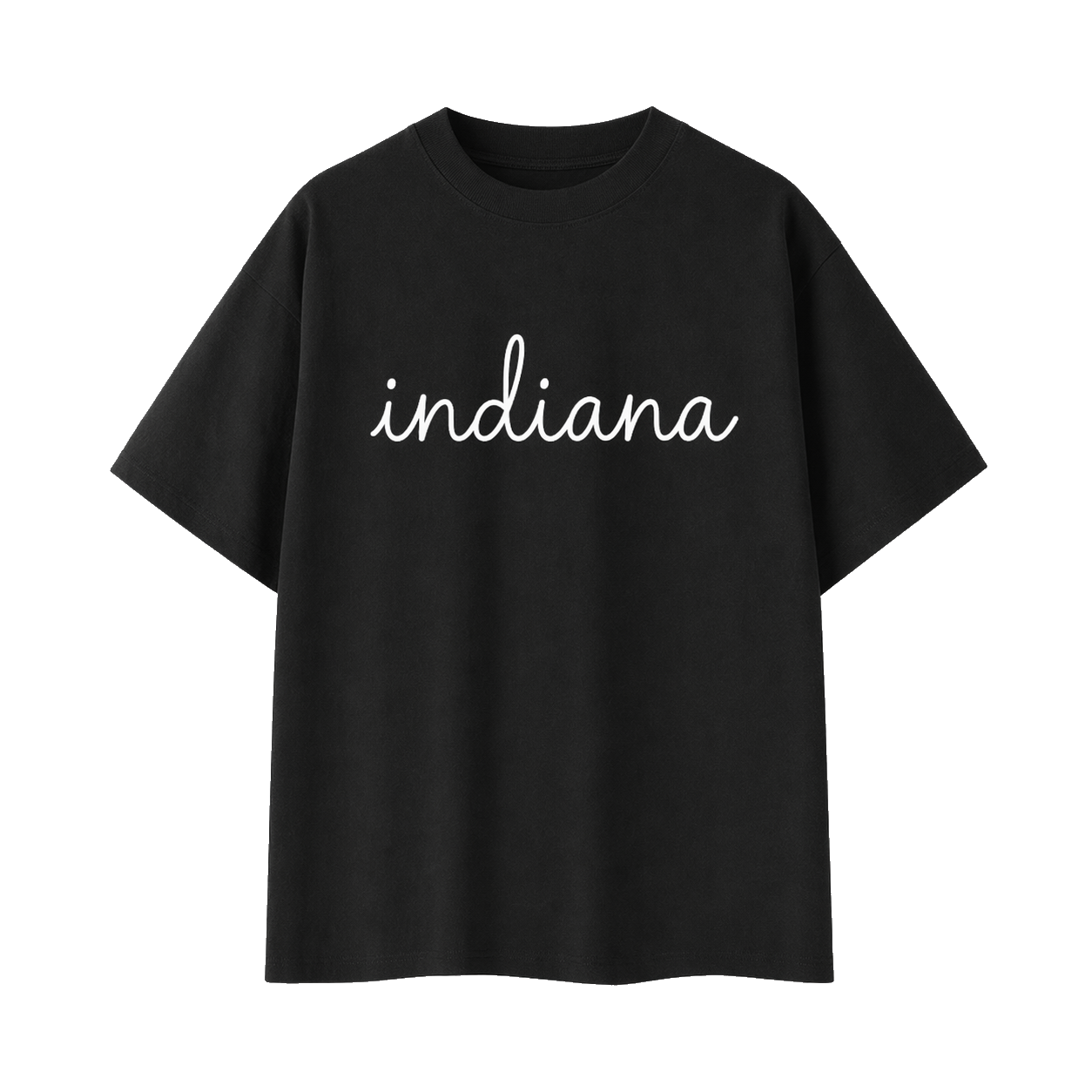 Collection 3 Indiana Essential Cotton T-Shirt - Black front
