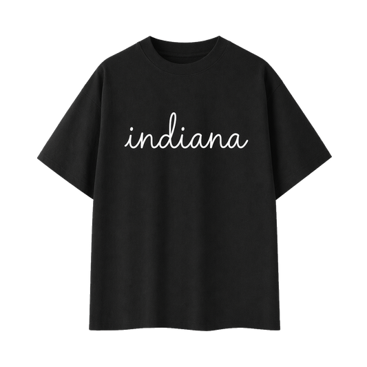 Collection 3 Indiana Essential Cotton T-Shirt - Black front
