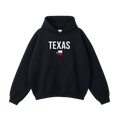 Collection 7 Texas Oversize Fleeced Hoodie - Black front