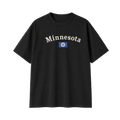 Collection 6 Minnesota Essential Cotton T-Shirt - Black front