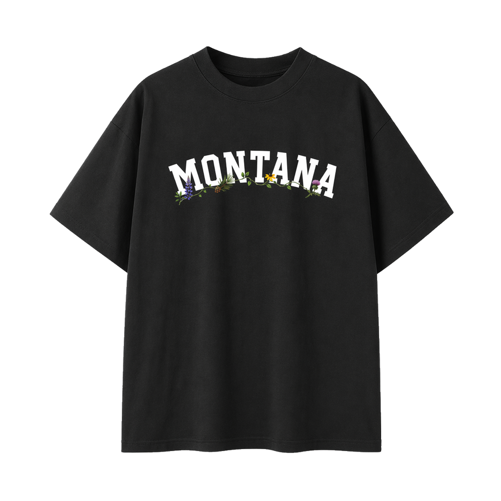 Collection 10 Montana Essential Cotton T-Shirt - Black front
