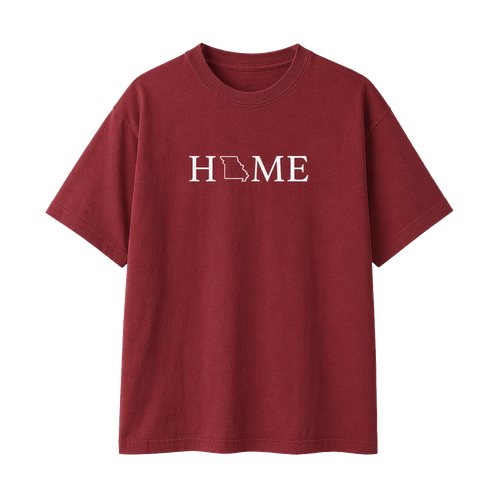 Collection 5 Missouri Essential Cotton T-Shirt - Wine Gray front