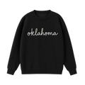 Collection 3 Oklahoma Essential Heavyweight Crewneck Sweatshirt - Black front