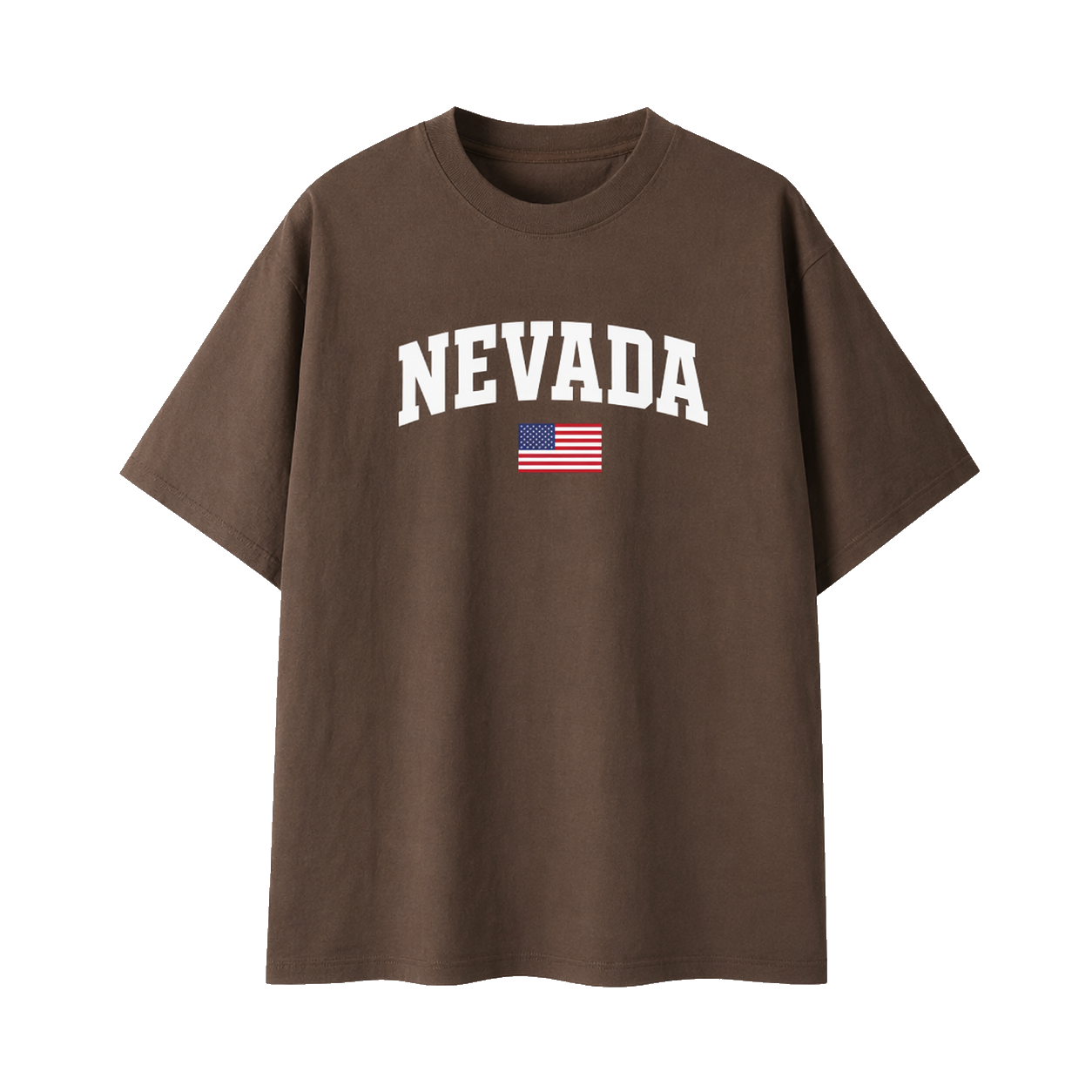 Collection 2 Nevada Essential Cotton T-Shirt - Coffee front