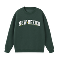 Collection 10 New Mexico Essential Heavyweight Crewneck Sweatshirt - Dark Green front