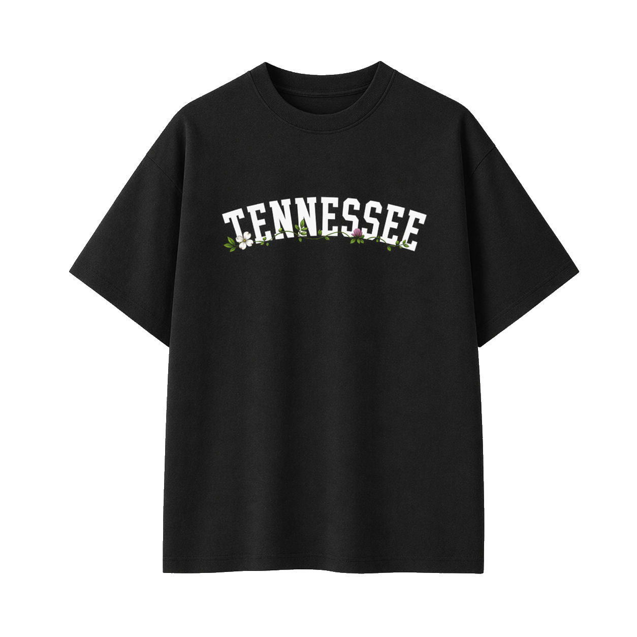 Collection 10 Tennessee Essential Cotton T-Shirt - Black front