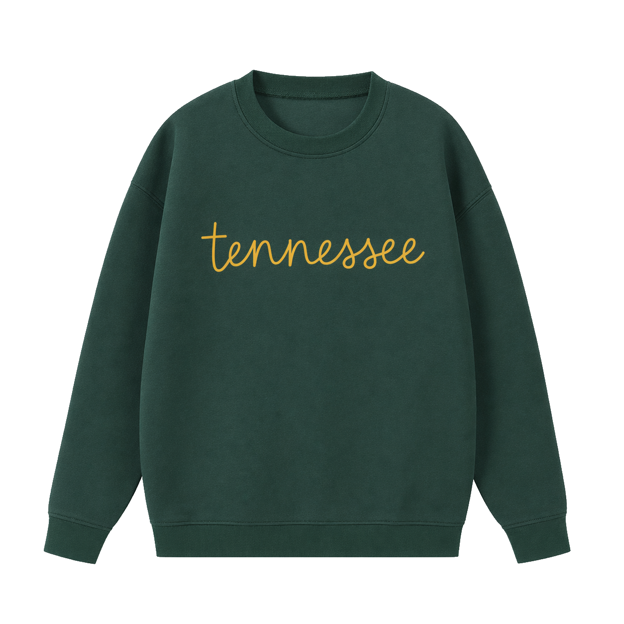 Collection 3 Tennessee Essential Heavyweight Crewneck Sweatshirt - Dark Green front