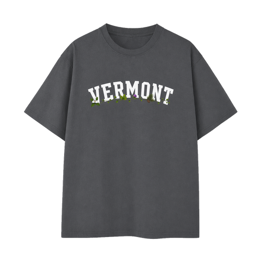 Collection 10 Vermont Essential Cotton T-Shirt - Dark Gray front