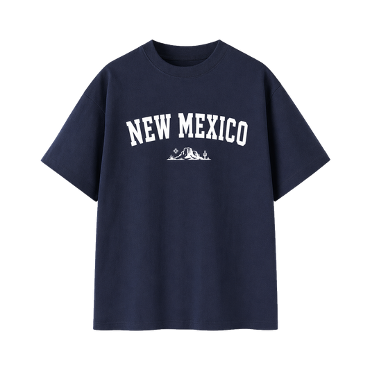 Collection 9 New Mexico Essential Cotton T-Shirt - Navy Blue front