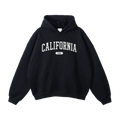 Collection 4 California Oversize Fleeced Hoodie - Black front