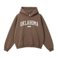 Collection 4 Oklahoma Oversize Fleeced Hoodie - Brown front