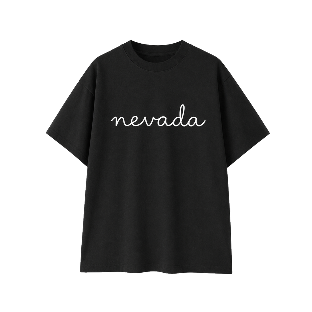 Collection 3 Nevada Essential Cotton T-Shirt - Black front