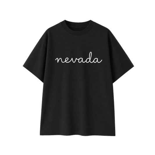 Collection 3 Nevada Essential Cotton T-Shirt - Black front