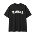 Collection 10 Kansas Essential Cotton T-Shirt - Black front
