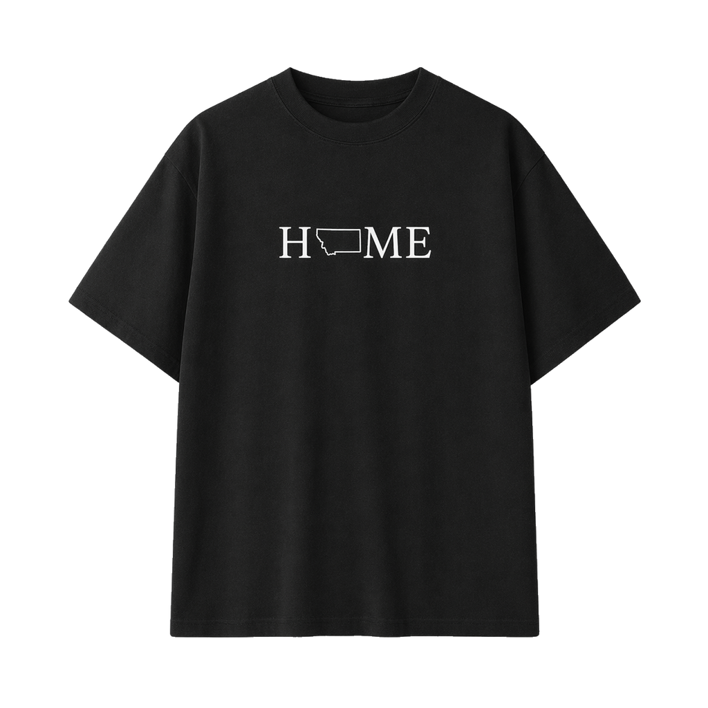 Collection 5 Montana Essential Cotton T-Shirt - Black front