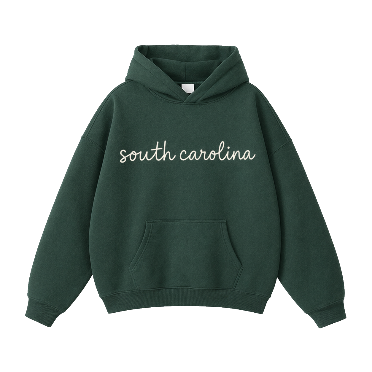 Collection 3 South Carolina Oversize Fleeced Hoodie - Eden Green front