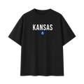 Collection 7 Kansas Essential Cotton T-Shirt - Black front