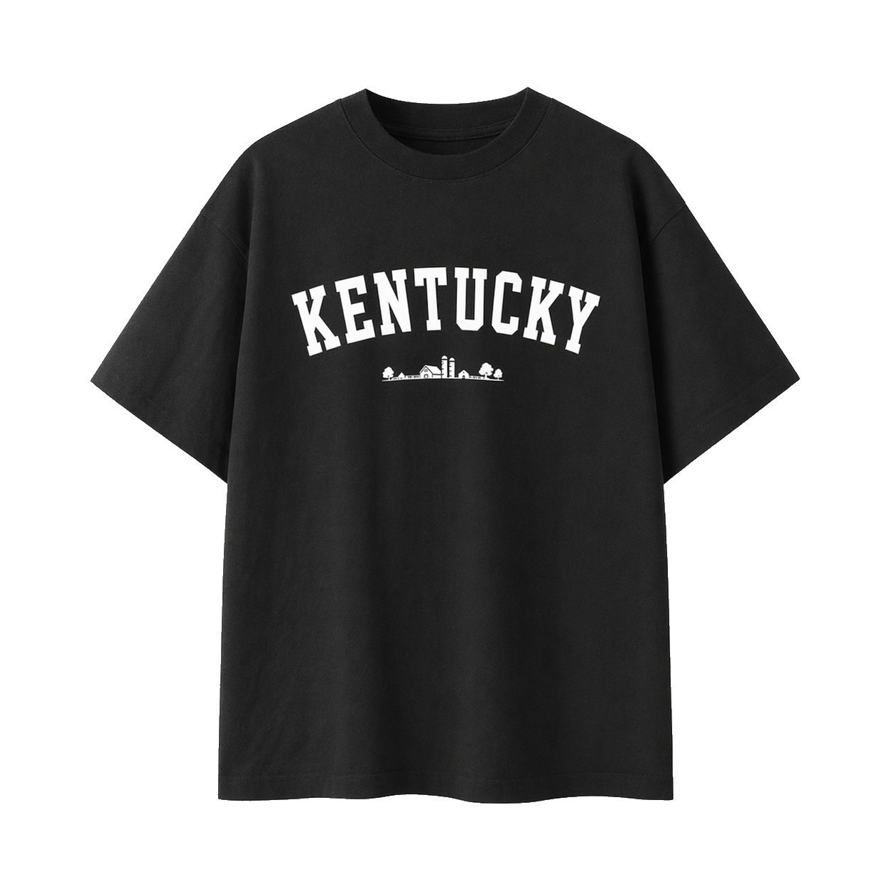 Collection 9 Kentucky Essential Cotton T-Shirt - Black front