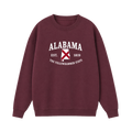 Collection 8 Alabama Essential Heavyweight Crewneck Sweatshirt - Dull Red front
