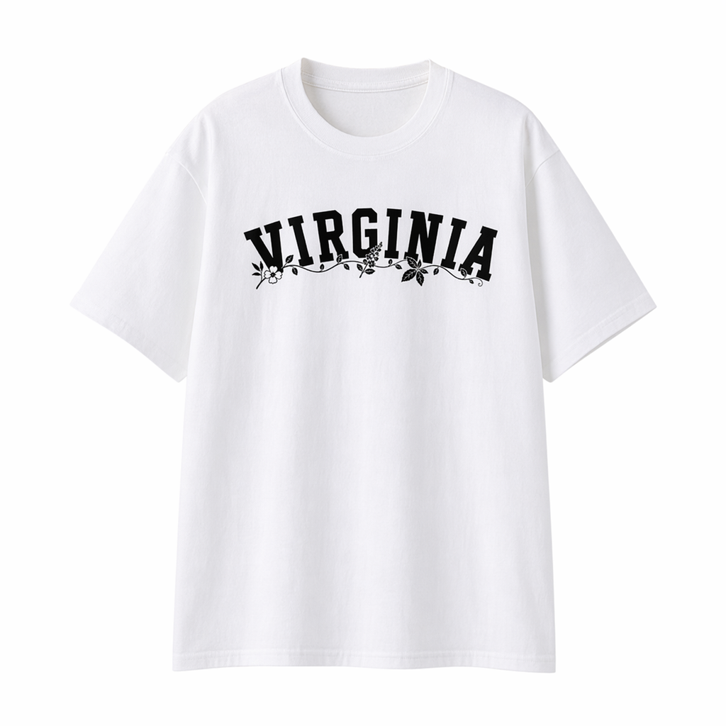 Collection 10 Virginia Essential Cotton T-Shirt - White front