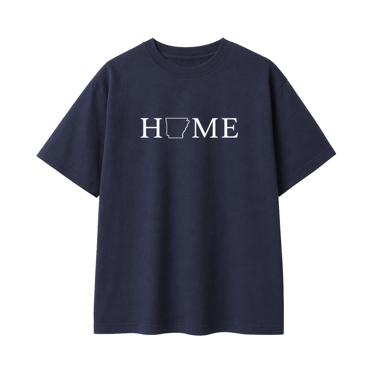 Collection 5 Arkansas Essential Cotton T-Shirt - Navy Blue front