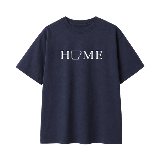 Collection 5 Arkansas Essential Cotton T-Shirt - Navy Blue front