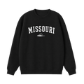 Collection 9 Missouri Essential Heavyweight Crewneck Sweatshirt - Black front