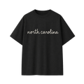 Collection 3 North Carolina Essential Cotton T-Shirt - Black front