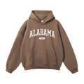 Collection 4 Alabama Oversize Fleeced Hoodie - Brown front