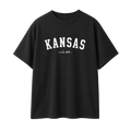 Collection 9 Kansas Essential Cotton T-Shirt - Black front