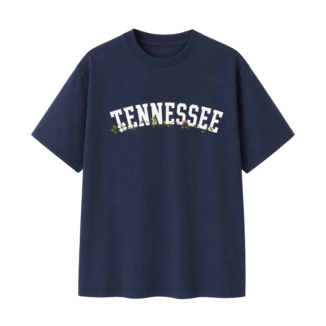 Collection 10 Tennessee Essential Cotton T-Shirt - Navy Blue front