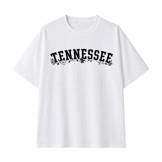 Collection 10 Tennessee Essential Cotton T-Shirt - White front