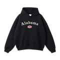 Collection 6 Alabama Oversize Fleeced Hoodie - Black front