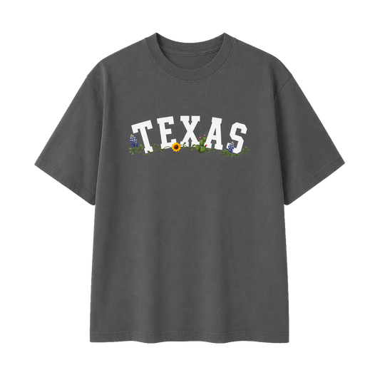 Collection 10 Texas Essential Cotton T-Shirt - Dark Gray front
