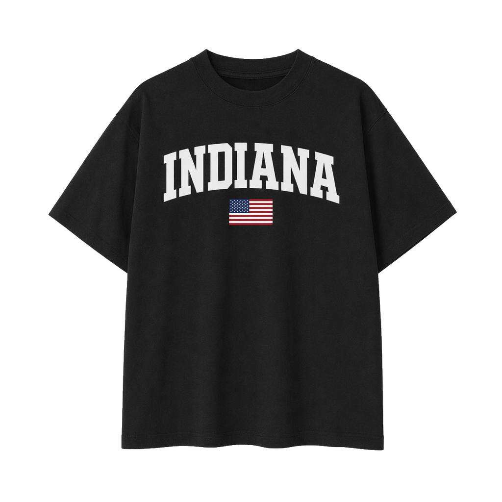 Collection 2 Indiana Essential Cotton T-Shirt - Black front