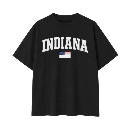 Collection 2 Indiana Essential Cotton T-Shirt - Black front