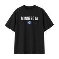 Collection 7 Minnesota Essential Cotton T-Shirt - Black front