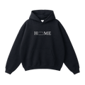 Collection 5 Kansas Oversize Fleeced Hoodie - Black front