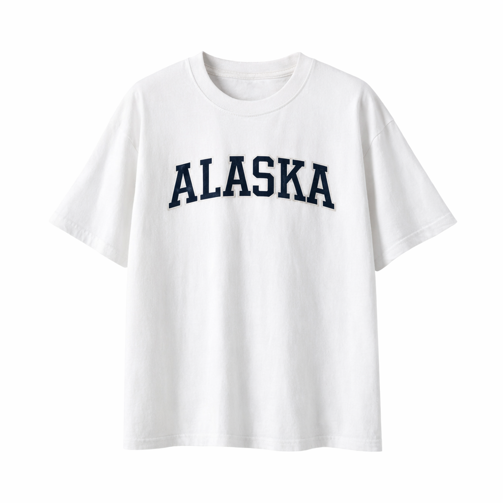 Collection 1 Alaska Essential Cotton T-Shirt - White front